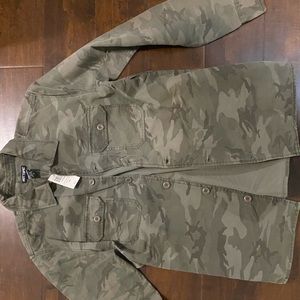 Hot topic military jacket camouflage new size s
